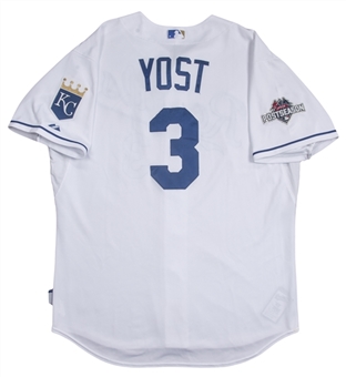 2015 Ned Yost ALCS Game 6 Used Kansas City Royals Home Jersey (MLB Authenticated)